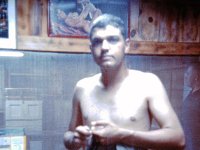Jim Thomson in quarters at Service Battery at Long Binh. This may have been the original officer’s hooch.